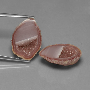  ct natürliche Mehrfarbig Achat-Geode-Edelsteine, Ausgefallene Form, Lichtundurchlässig