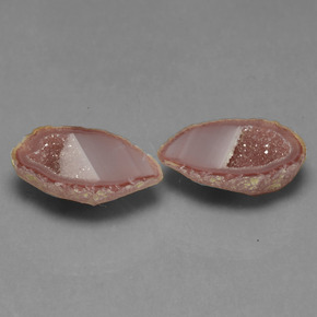  ct natürliche Mehrfarbig Achat-Geode-Edelsteine, Ausgefallene Form, Lichtundurchlässig