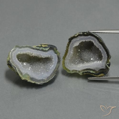 28.18ctw Natürlicher Mehrfarbig Achat-Geode, Fantasie, Lichtundurchlässig