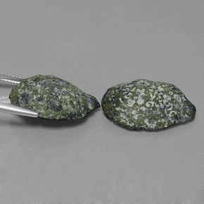 22,25 ct natürliche mehrfarbiger Achatgeode-Edelsteine, Fantasieschliff, Lichtundurchlässig