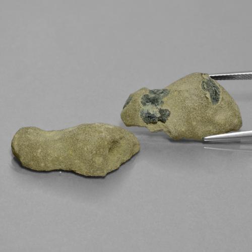 28,39 ct natürliche mehrfarbiger Achatgeode-Edelsteine, Fantasieschliff, Lichtundurchlässig