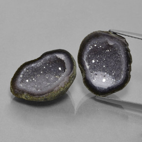  ct natürliche Mehrfarbig Achat-Geode-Edelsteine, Ausgefallene Form, Lichtundurchlässig