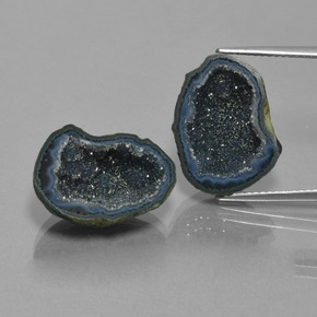  ct natürliche Mehrfarbig Achat-Geode-Edelsteine, Ausgefallene Form, Lichtundurchlässig