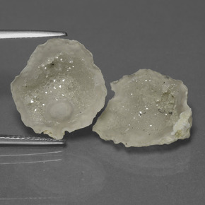 11,00 ct natürliche mehrfarbiger Achatgeode-Edelsteine, Fantasieschliff, Lichtundurchlässig