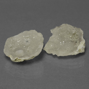 11,00 ct natürliche mehrfarbiger Achatgeode-Edelsteine, Fantasieschliff, Lichtundurchlässig