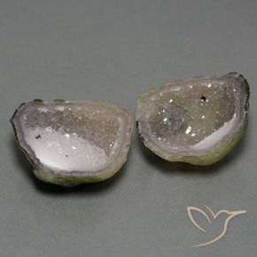 35,74 ct natürliche mehrfarbiger Achatgeode-Edelsteine, Fantasieschliff, Lichtundurchlässig