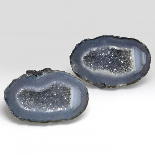 22.51 ct natürliche Mehrfarbig Achat-Geode-Edelsteine, Ausgefallene Form, Lichtundurchlässig