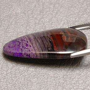 9,17 ctw natürlicher Mehrfarbig Achat, Birnenform, Lichtundurchlässig