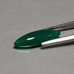 9,17 ctw natürlicher Grün Achat, Transparent, Transparent / Lichtdurchlässig