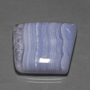 45,76 ctw natürlicher blauer Achat, Transparent, Transparent / Lichtdurchlässig