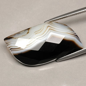 9,17 ctw natürlicher Mehrfarbig Achat, Ausgefallene Form, Lichtundurchlässig