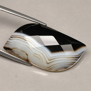 9,17 ctw natürlicher Mehrfarbig Achat, Ausgefallene Form, Lichtundurchlässig