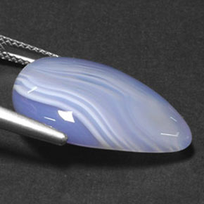 14,67 ctw natürlicher mehrfarbiger Achat, Transparent, Transparent / Lichtdurchlässig