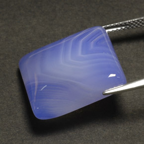 9,17 ctw natürlicher Lavendel Achat, Transparent, Transparent / Lichtdurchlässig