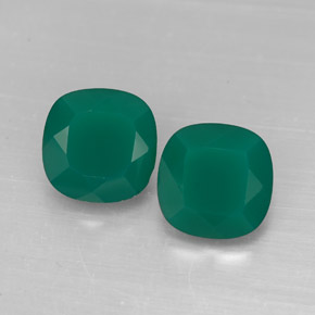  ct natürliche grüner Achat-Edelsteine, Transparent, Transparent / Lichtdurchlässig
