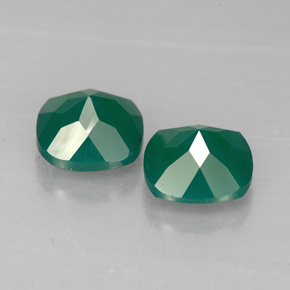  ct natürliche grüner Achat-Edelsteine, Transparent, Transparent / Lichtdurchlässig