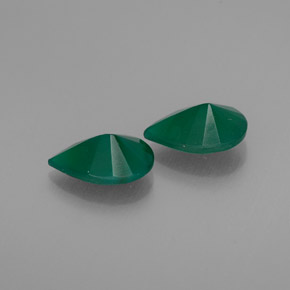  ct natürliche Grün Achat-Edelsteine, Transparent, Transparent / Lichtdurchlässig