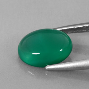 9,17 ctw natürlicher Blau-grün Achat, Transparent, Transparent / Lichtdurchlässig