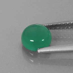 9,17 ctw natürlicher Grün Achat, Transparent, Transparent / Lichtdurchlässig