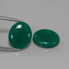  ct natürliche grüner Achat-Edelsteine, Transparent, Transparent / Lichtdurchlässig