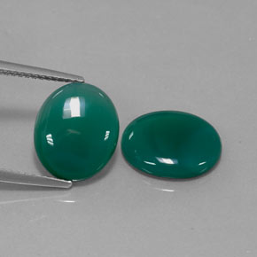  ct natürliche grüner Achat-Edelsteine, Transparent, Transparent / Lichtdurchlässig