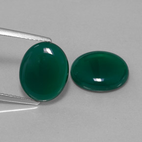  ct natürliche grüner Achat-Edelsteine, Transparent, Transparent / Lichtdurchlässig