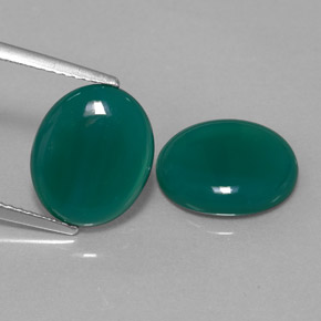  ct natürliche grüner Achat-Edelsteine, Transparent, Transparent / Lichtdurchlässig