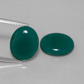  ct natürliche grüner Achat-Edelsteine, Transparent, Transparent / Lichtdurchlässig