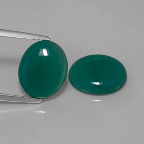  ct natürliche grüner Achat-Edelsteine, Transparent, Transparent / Lichtdurchlässig