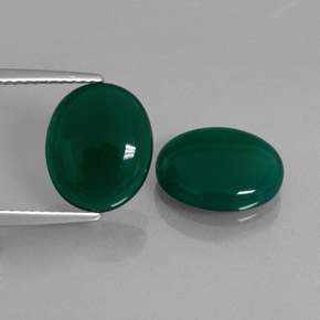  ct natürliche grüner Achat-Edelsteine, Transparent, Transparent / Lichtdurchlässig