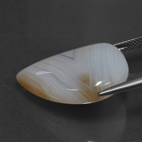 18,98 ctw natürlicher mehrfarbiger Achat, Transparent, Transparent / Lichtdurchlässig