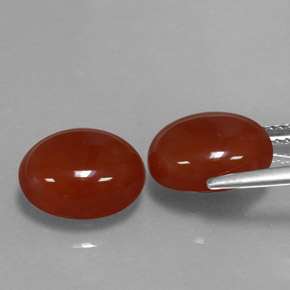  ct natürliche brauner Achat-Edelsteine, Transparent, Transparent / Lichtdurchlässig