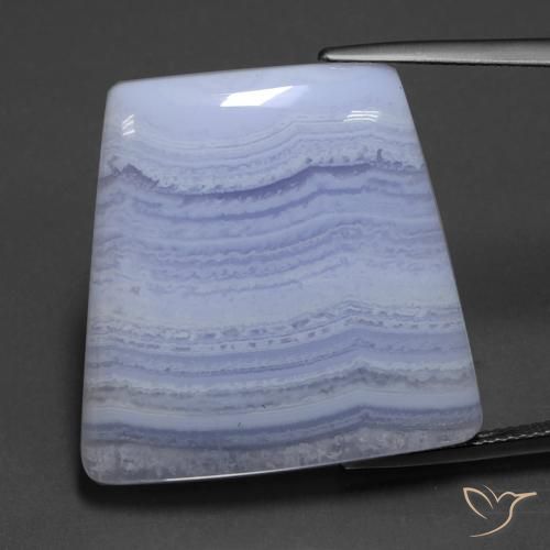 42.57ct Natürlicher Königsviolett Achat, Fantasie, Lichtdurchlässig, Photo A