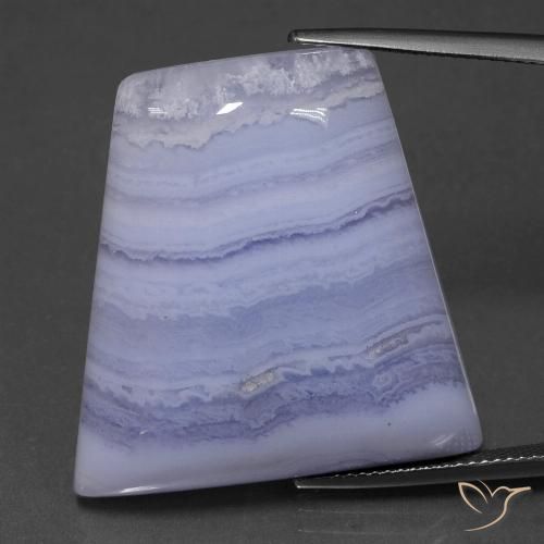 42.25ct Natürlicher hellviolett Achat, Fantasie, Lichtdurchlässig
