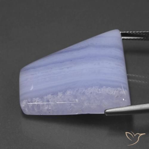 9,17 ctw natürlicher Mittel-helles Violett Achat, Fantasie, Lichtdurchlässig