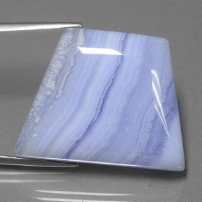 48,95 ctw natürlicher violetter Achat, Fantasieschliff, Lichtdurchlässig