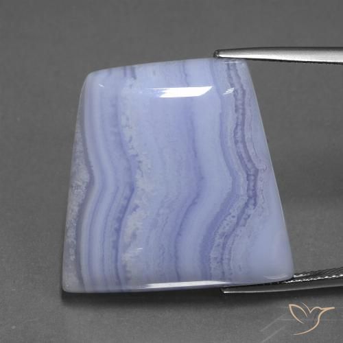42.00ct Natürlicher hellviolett Achat, Fantasie, Lichtdurchlässig