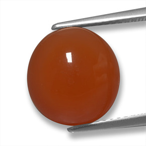 9,17 ctw natürlicher Feuerrot Achat, Oval Schliff, Lichtdurchlässig