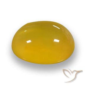 9,17 ctw natürlicher Honiggelb Achat, Oval, Lichtdurchlässig