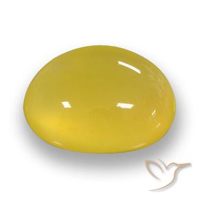 9,17 ctw natürlicher Gelblich Gold Achat, Oval, Lichtdurchlässig