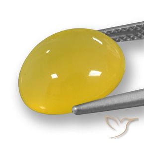 9,17 ctw natürlicher Gelblich Gold Achat, Oval, Lichtdurchlässig