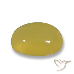 9,17 ctw natürlicher Honiggelb Achat, Oval, Lichtdurchlässig