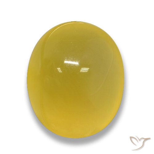4.47ct Natürlicher Gelblich Gold Achat, Oval, Lichtdurchlässig