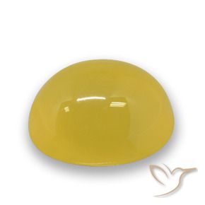 9,17 ctw natürlicher Gelblich Gold Achat, Oval, Lichtdurchlässig
