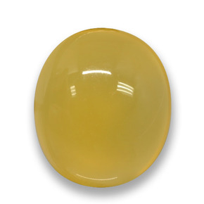 2,98 ctw natürlicher gelber Achat, Oval Schliff, Lichtdurchlässig