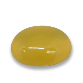 2,98 ctw natürlicher gelber Achat, Oval Schliff, Lichtdurchlässig