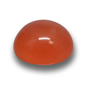 5,61 ctw natürlicher roter Achat, Oval Schliff, Lichtdurchlässig