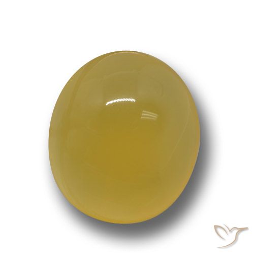 5.23ct Natürlicher Dunkel gelb Achat, Oval, Lichtdurchlässig, Photo A