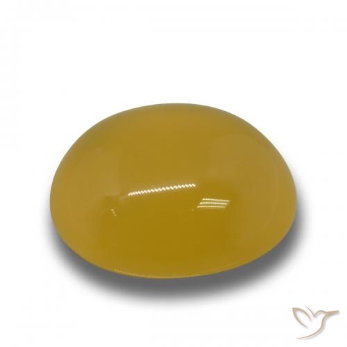 9,17 ctw natürlicher Gold-Orange Achat, Oval, Lichtdurchlässig