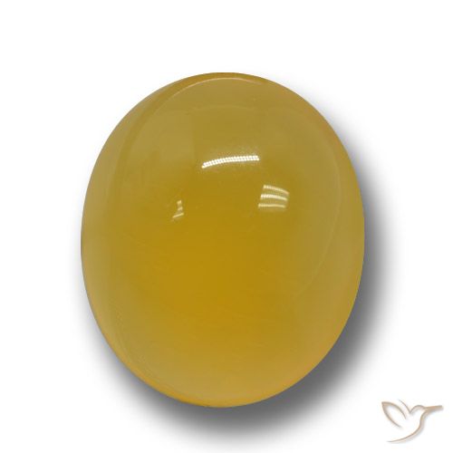 6.48ct Natürlicher Gold-Orange Achat, Oval, Lichtdurchlässig